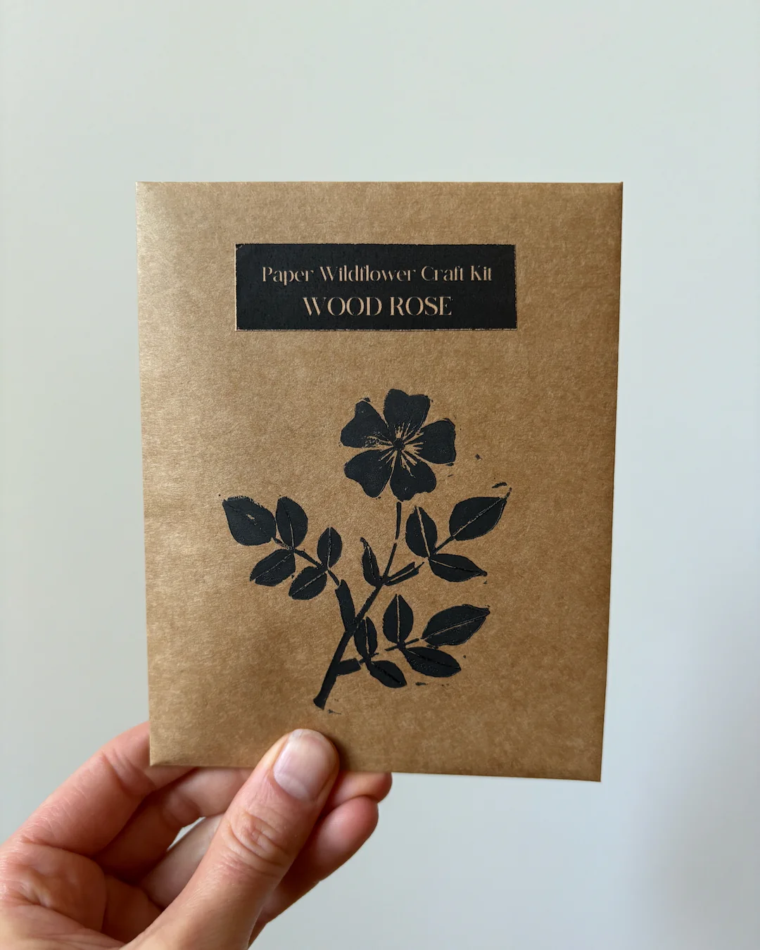 Ensemble DIY de fleurs en papier à assembler 'Rose sauvage' - Image 3