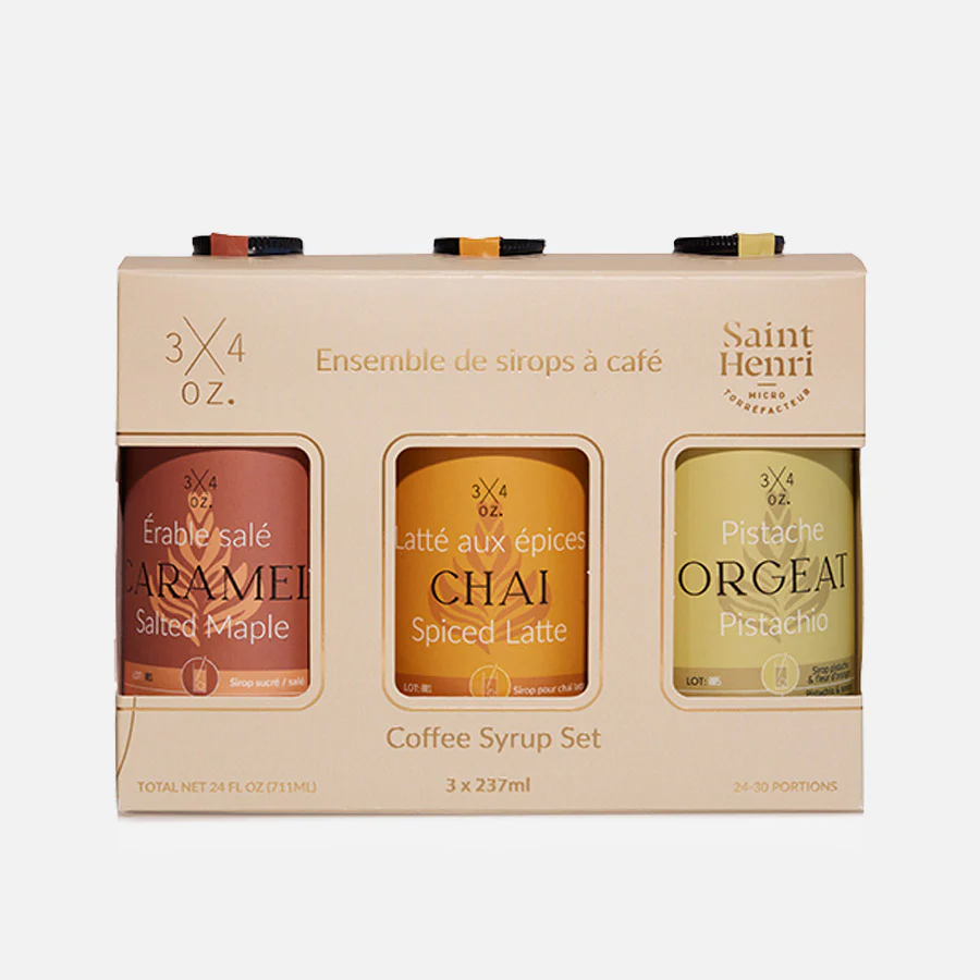 Ensemble de 3 sirops à café 3/4oz x Café Saint-Henri - Image 2