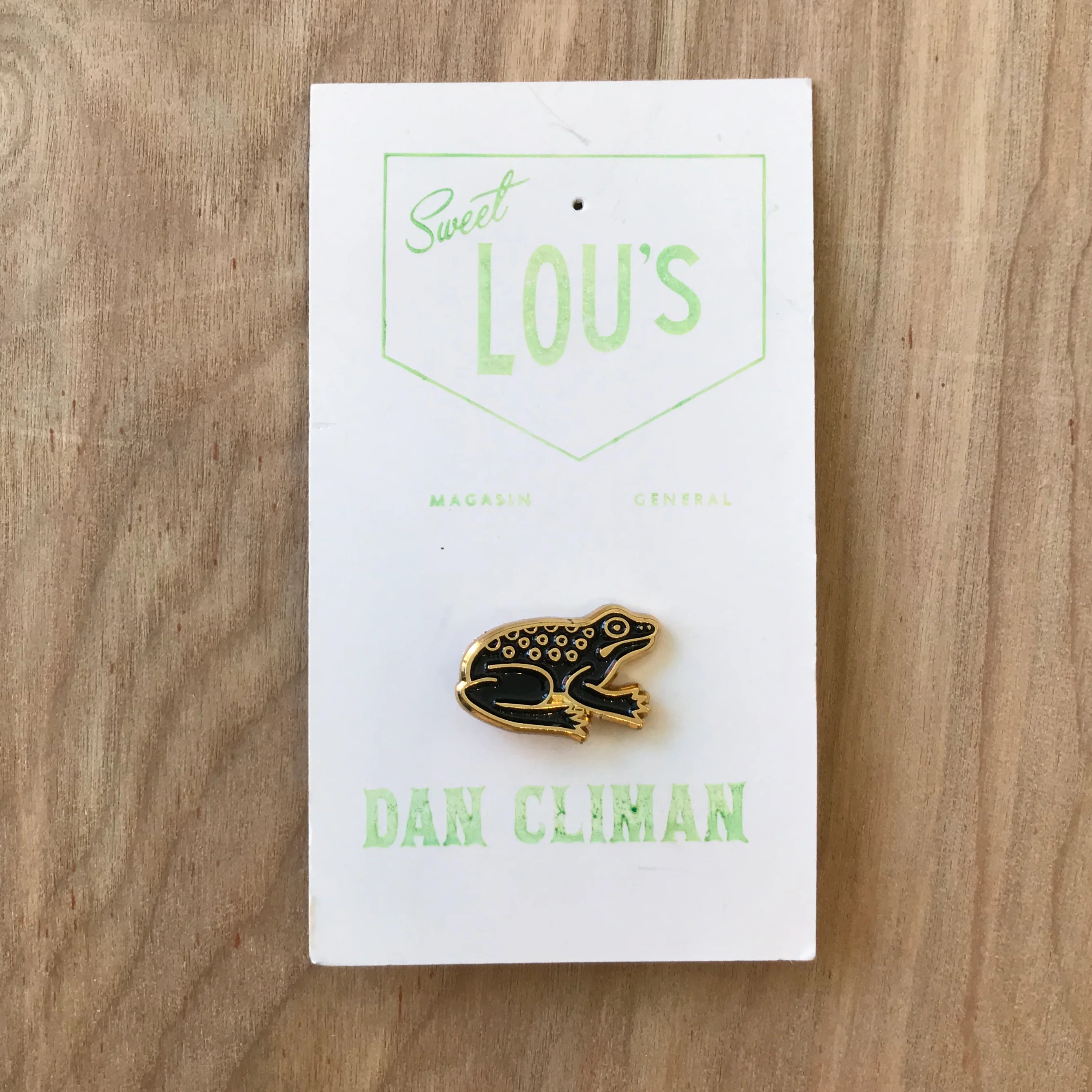 Épinglette Grenouille Dan Climan - Image 3