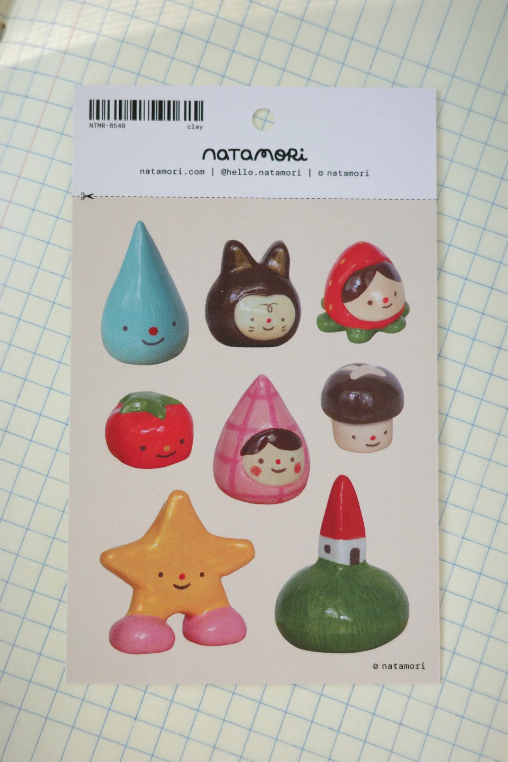 Feuille d'autocollants 'Argile' - Image 3