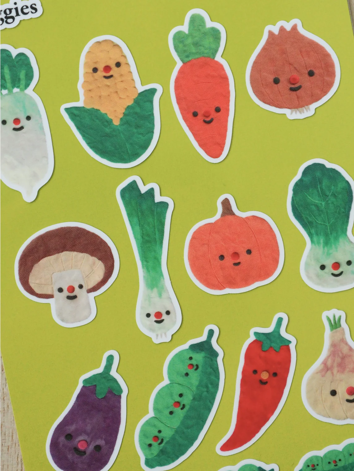 Feuille d'autocollants 'Légumes' - Image 3