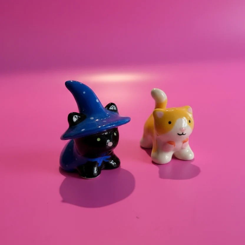 Figurine en céramique Chats déguisés [modèles variés]