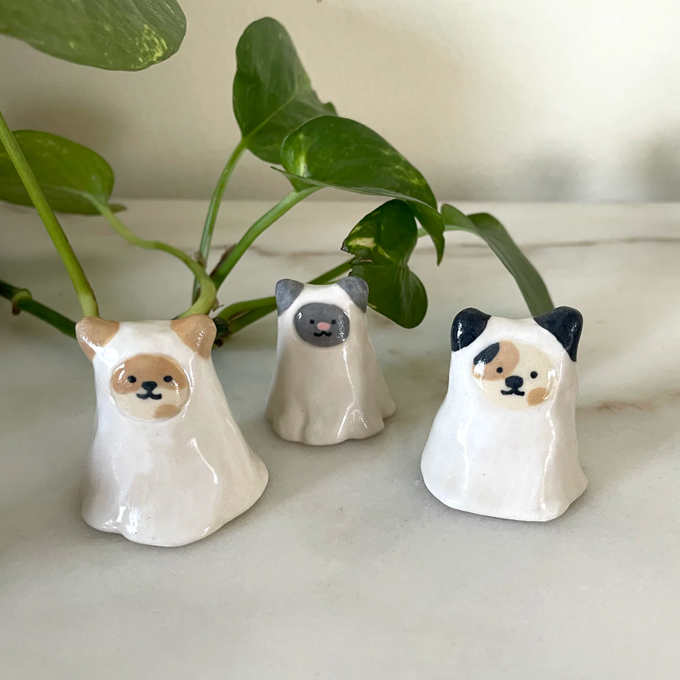 Figurine en céramique Spooky Kitty [modèles variés]