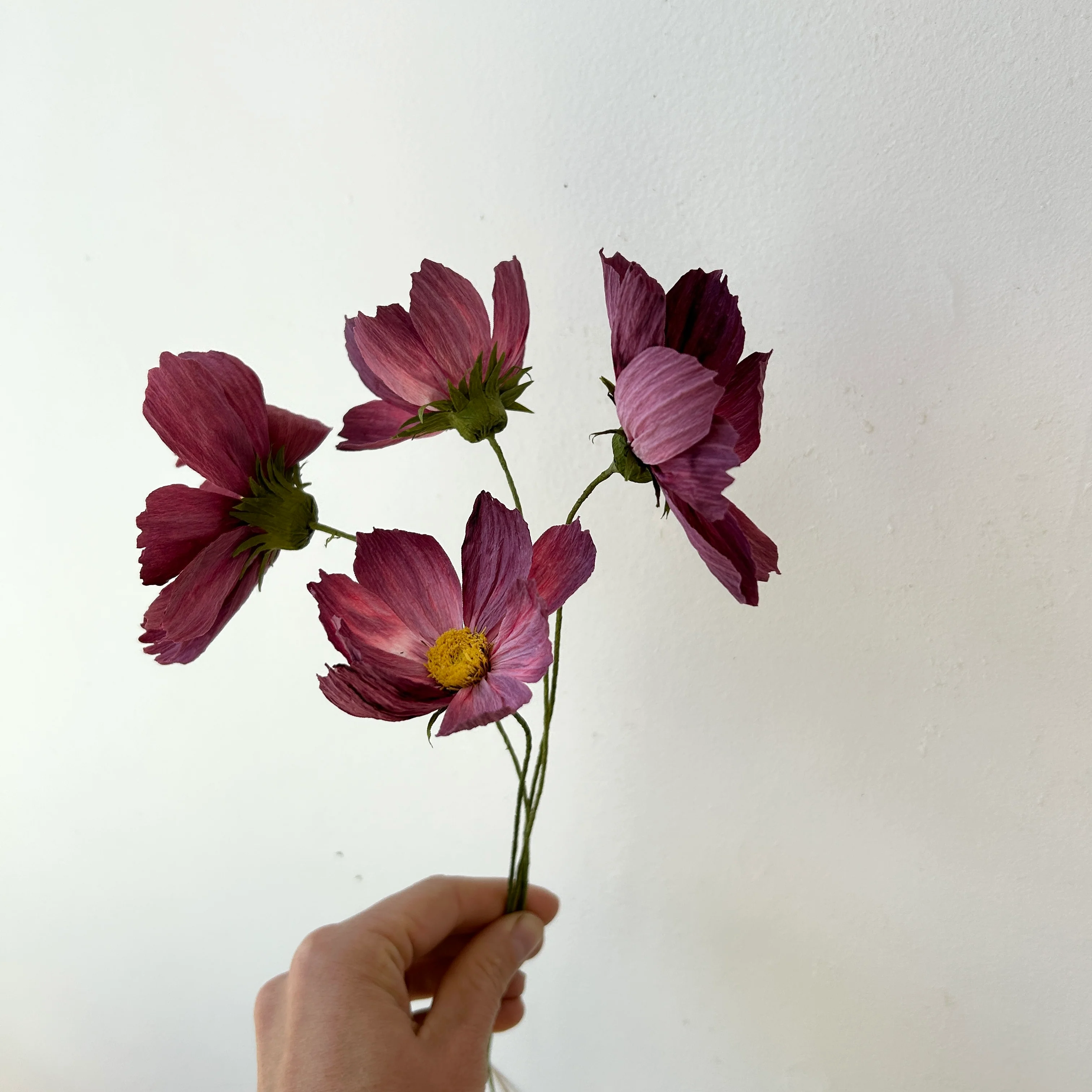 Fleur de papier Cosmos [couleurs variées] - Image 3