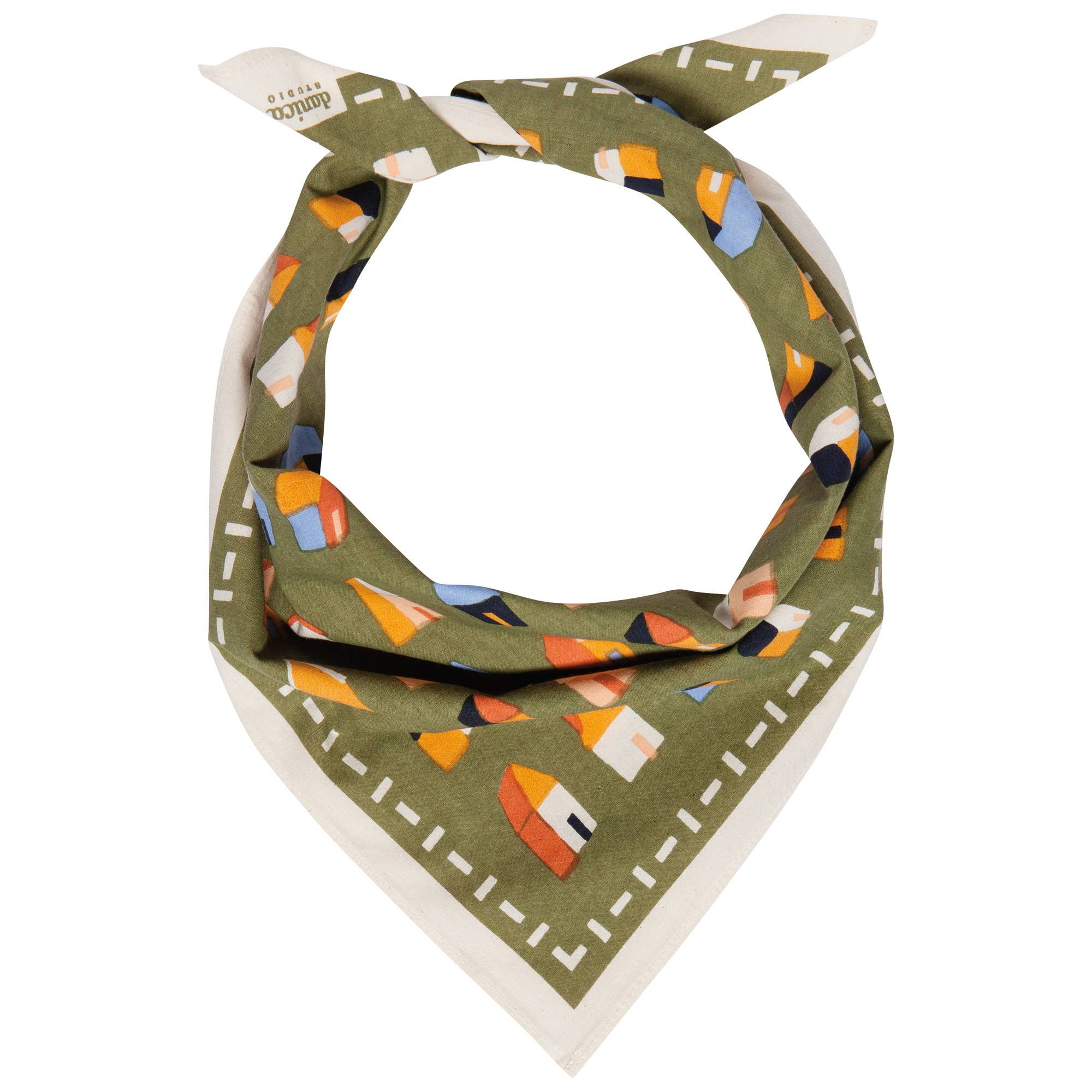 Foulard Burrow vert - Image 2