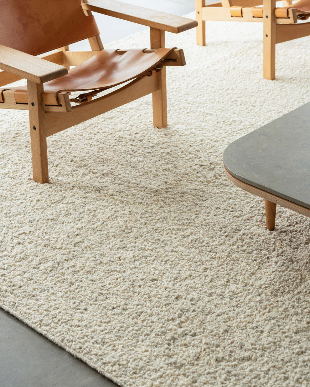 Grand tapis Bouclé Silver [formats variés sur commande] - Image 3