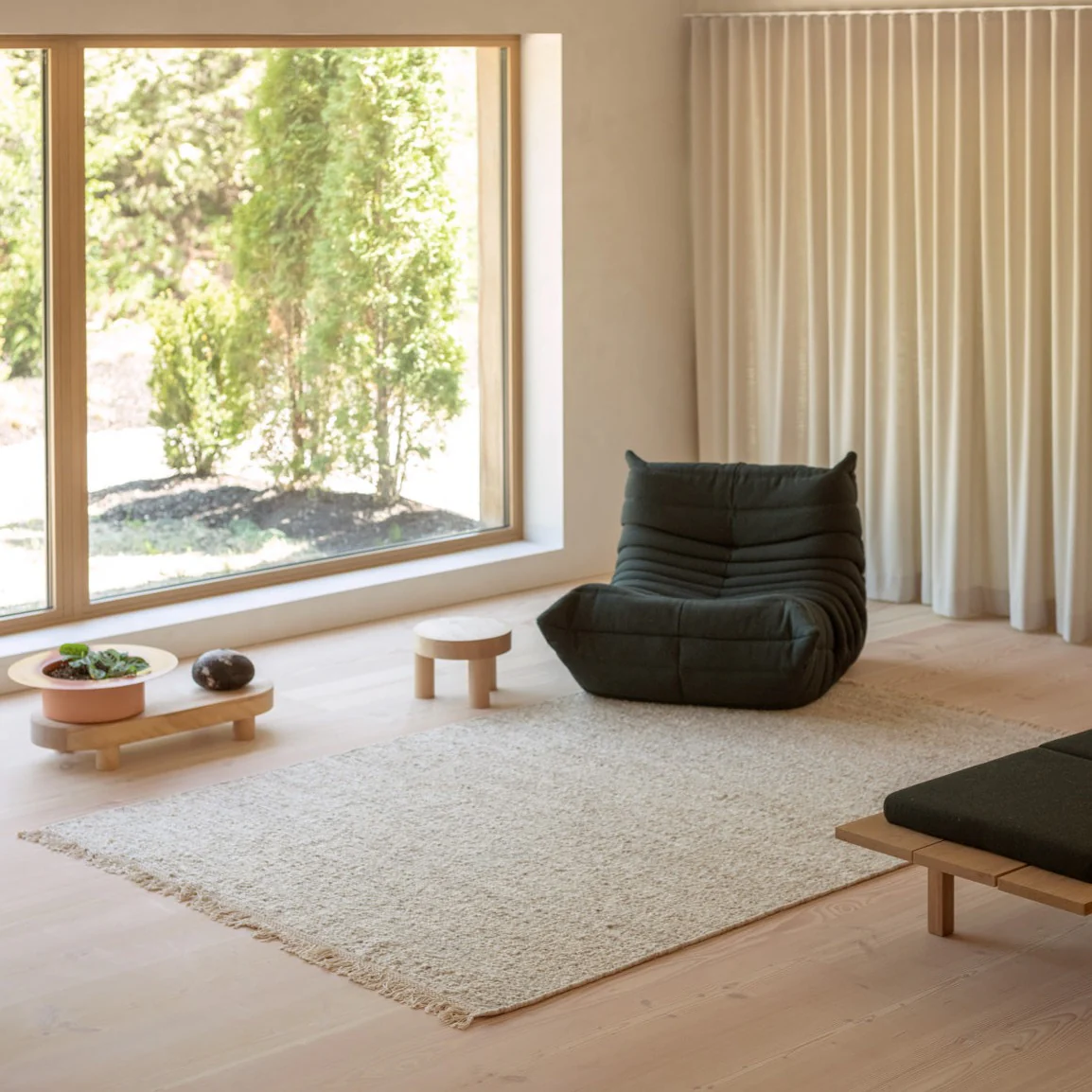 Grand Tapis Fawn [formats variés sur commande]