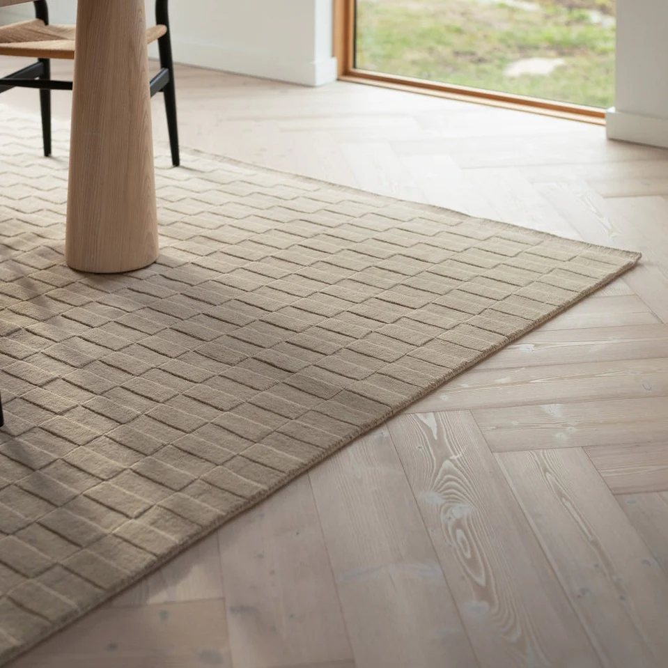 Grand tapis Tile Fossil [formats variés sur commande]