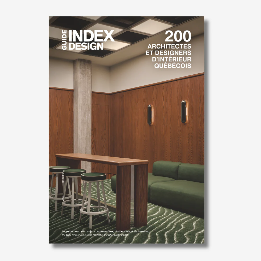 Guide Index Design 2025 - 200 architectes et designers québécois