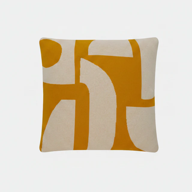 Housse de coussin en tricot Bruten Citrus