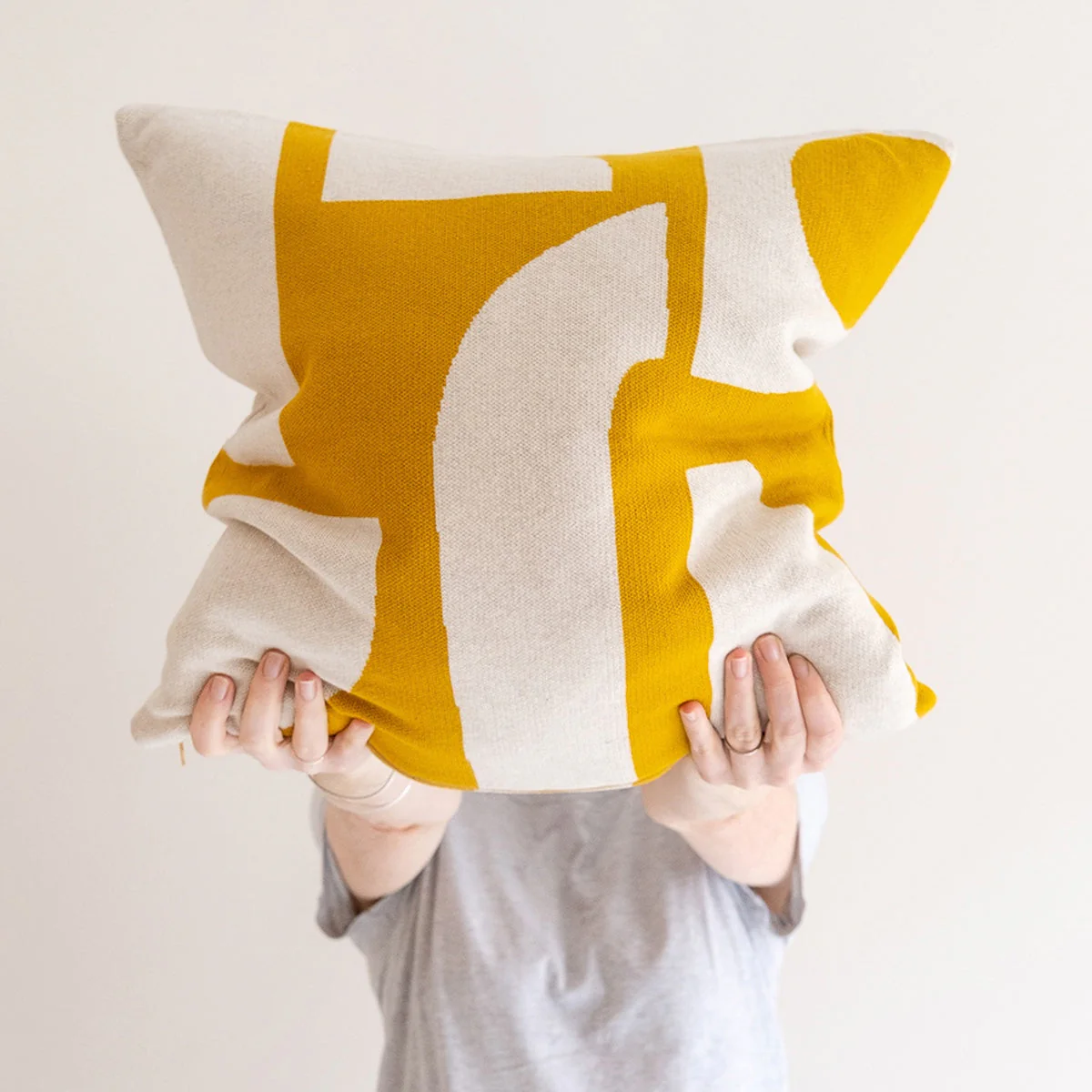 Housse de coussin en tricot Bruten Citrus - Image 2