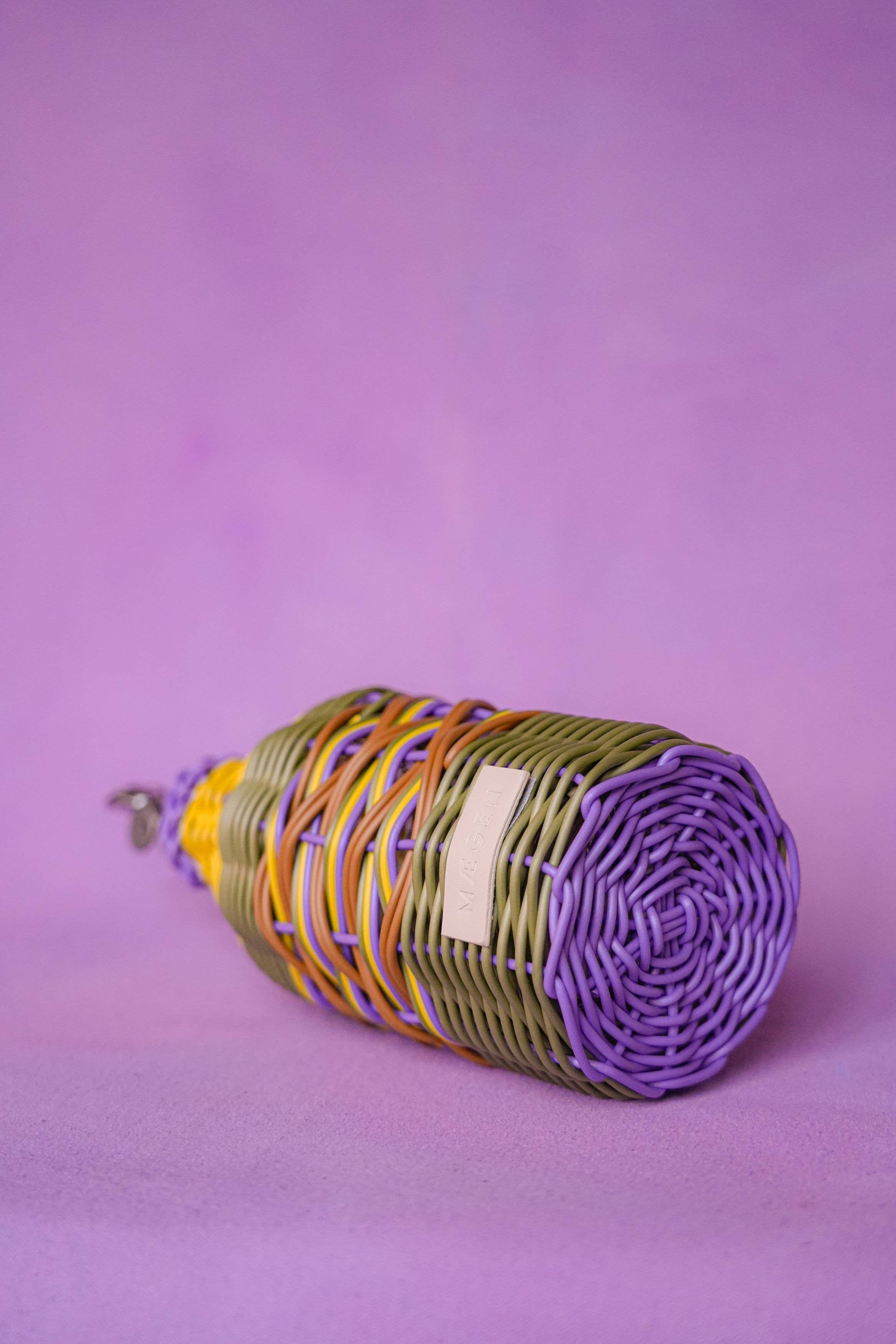 Huilier tissé Jaune-lilas - Image 3