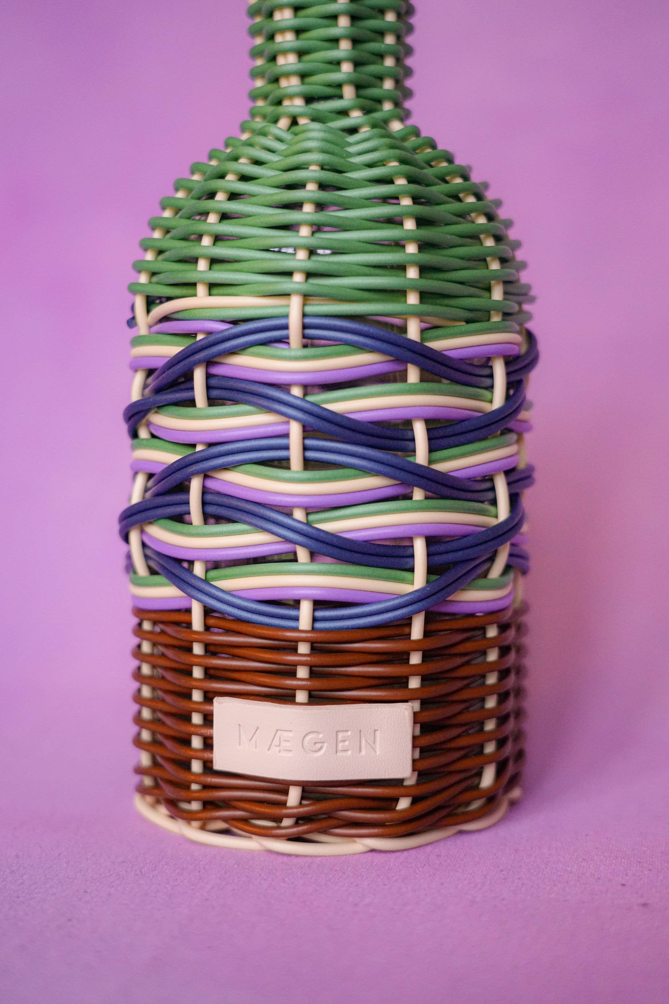Huilier tissé Marron-vert - Image 2