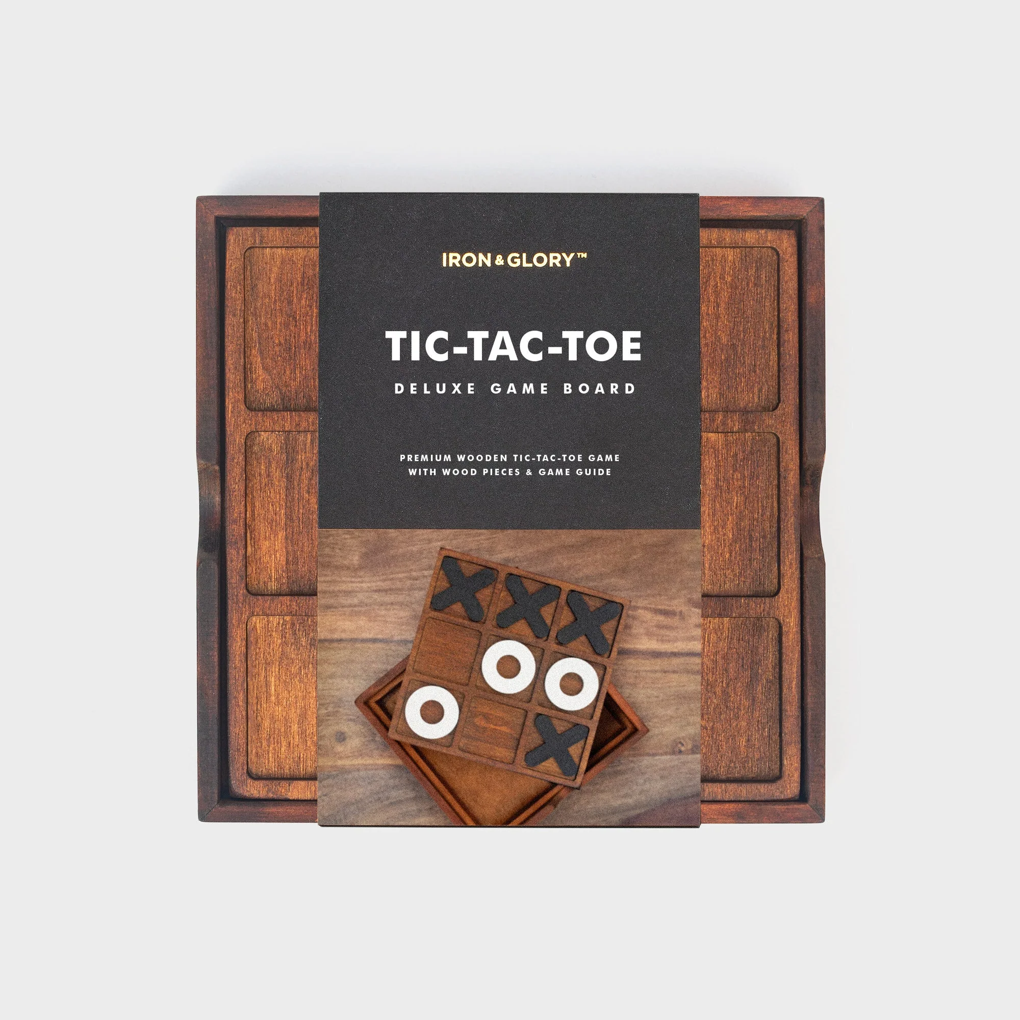 Jeu Tic-Tac-Toe en bois - Image 2
