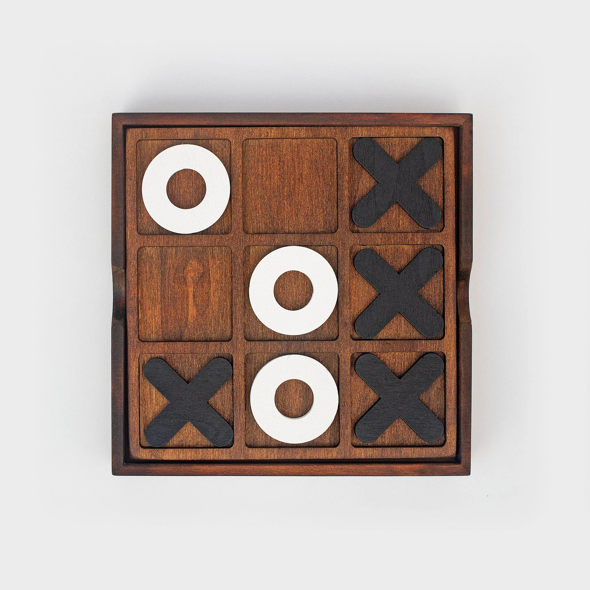 Jeu Tic-Tac-Toe en bois - Image 3