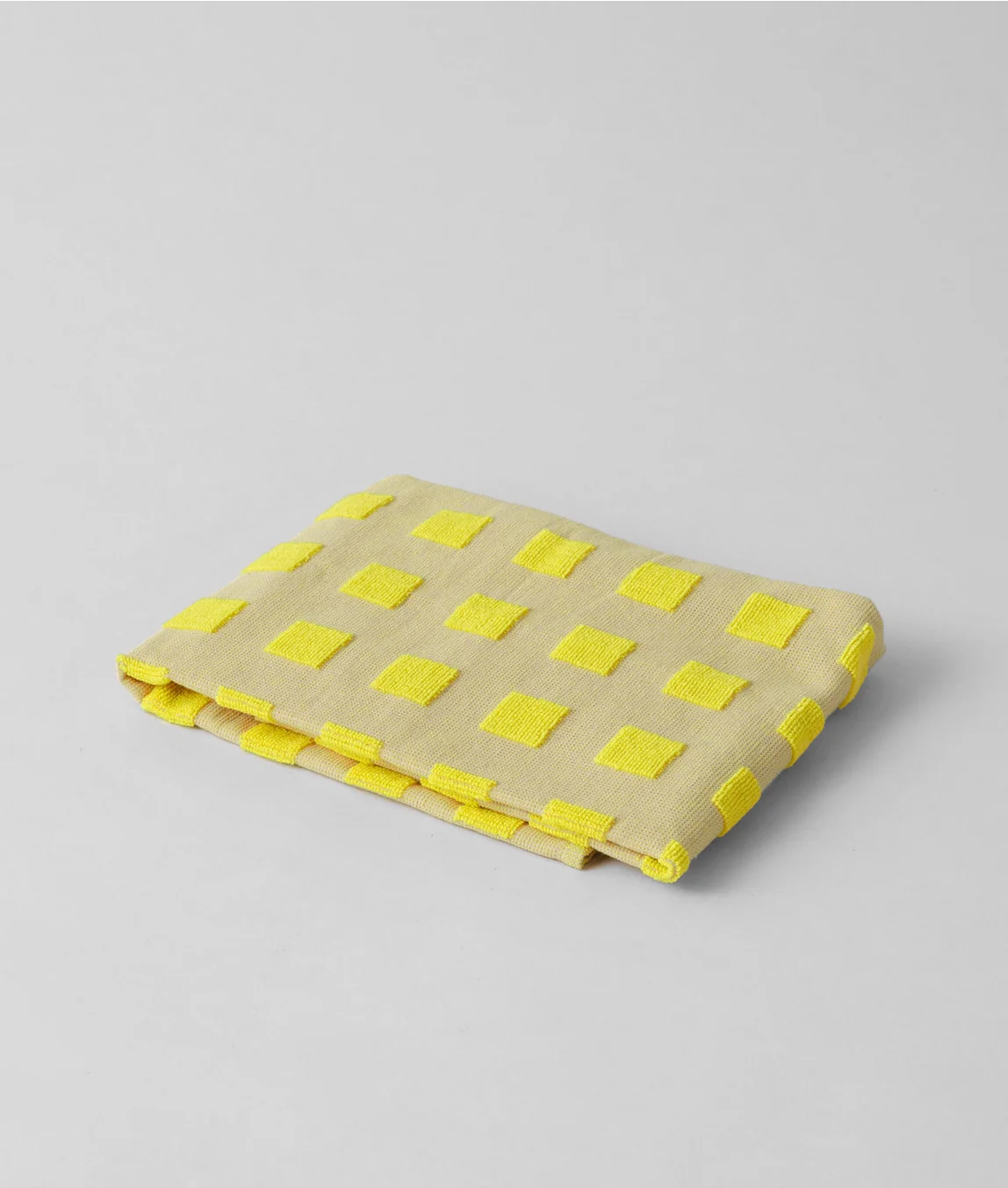 Linge à vaisselle carrés jaunes - Image 4