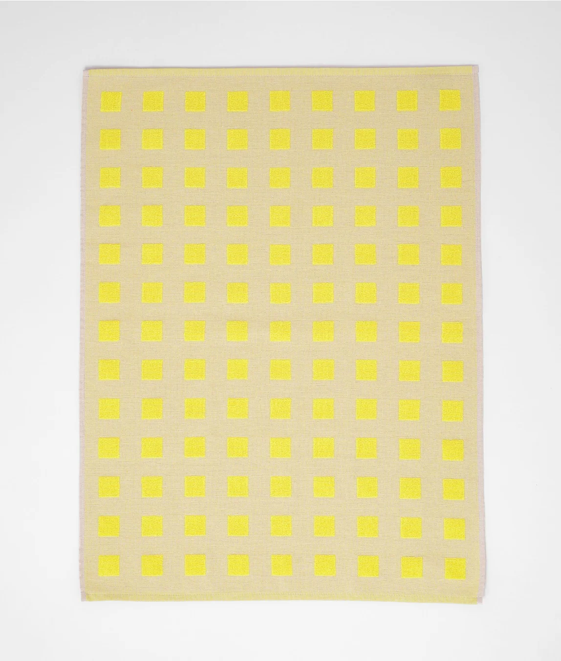 Linge à vaisselle carrés jaunes - Image 5