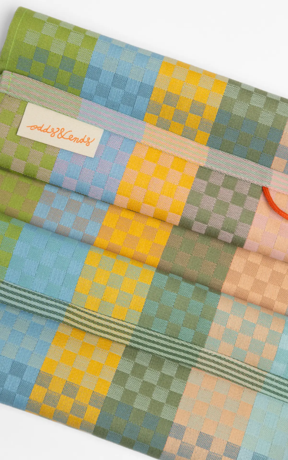 Linge à vaisselle Damier vert-bleu - Image 3