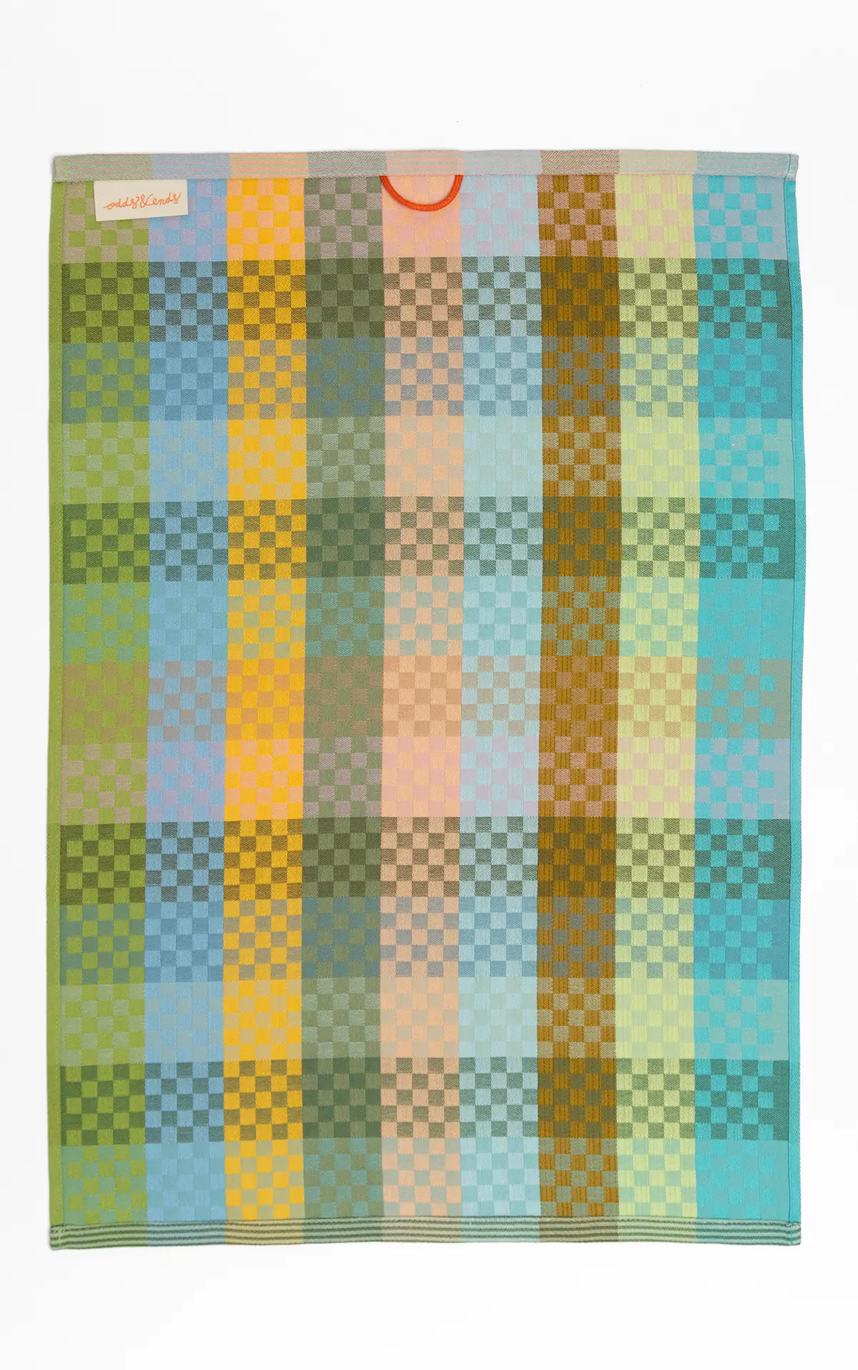 Linge à vaisselle Damier vert-bleu - Image 5