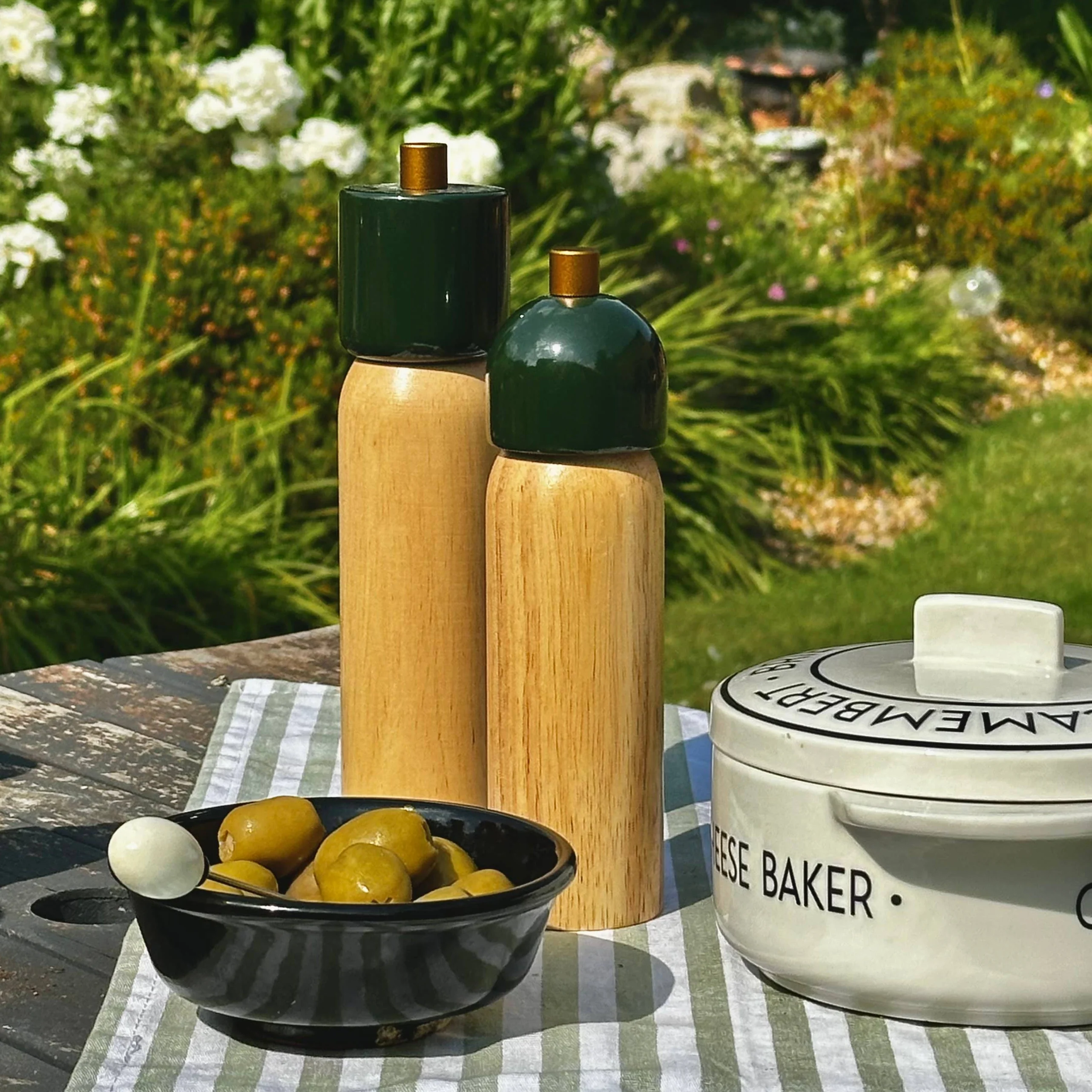 Moulin à sel et poivre Vert-doré [formats variés] - Image 2
