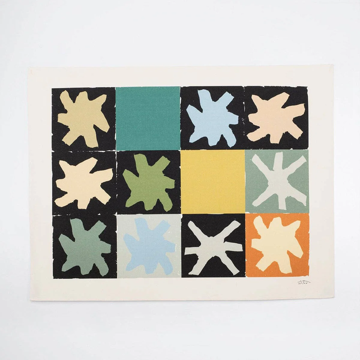 Oeuvre murale sur canevas 'Asterism'