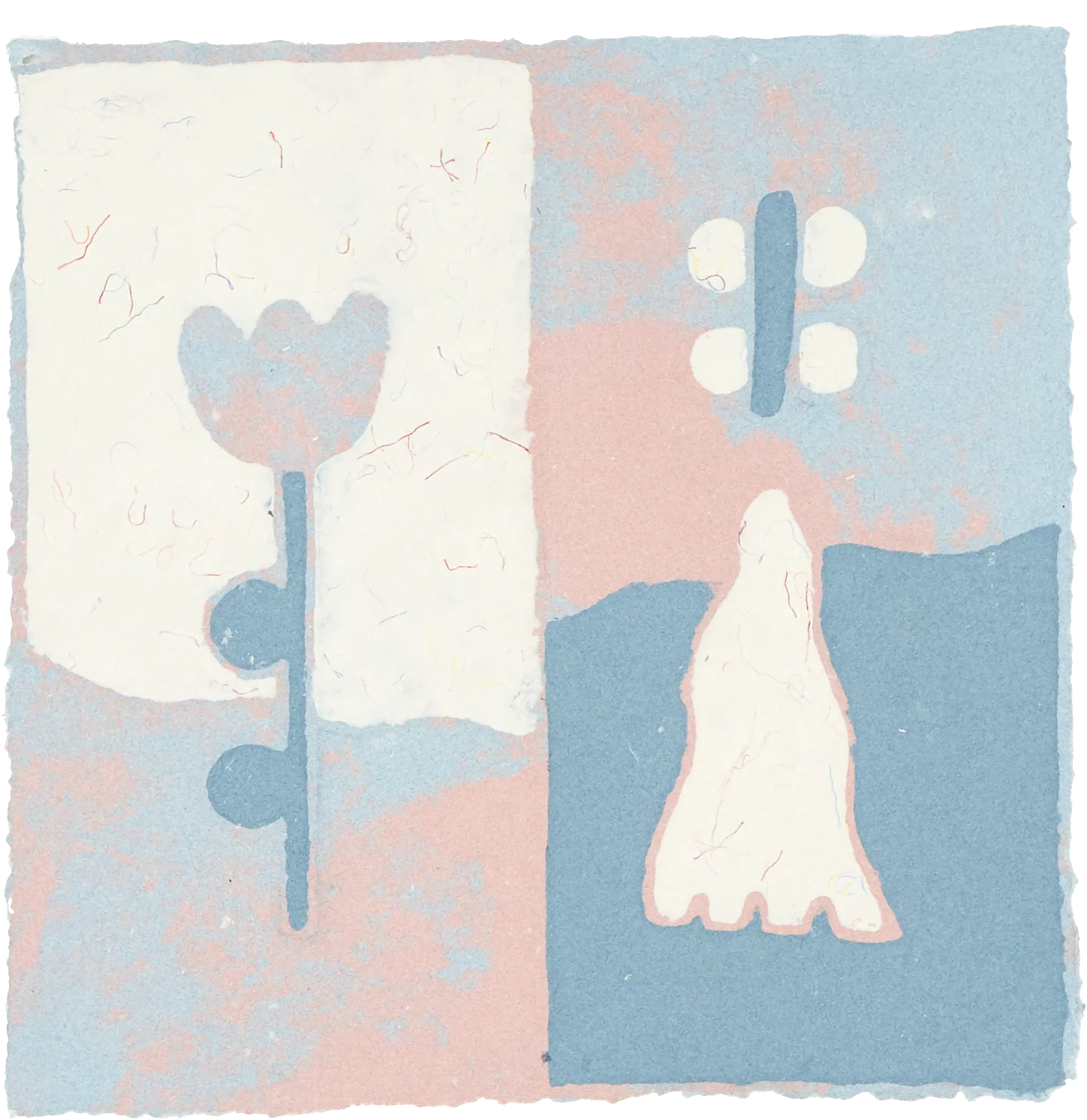Oeuvre originale 'Papillons-fleurs D' - Image 2