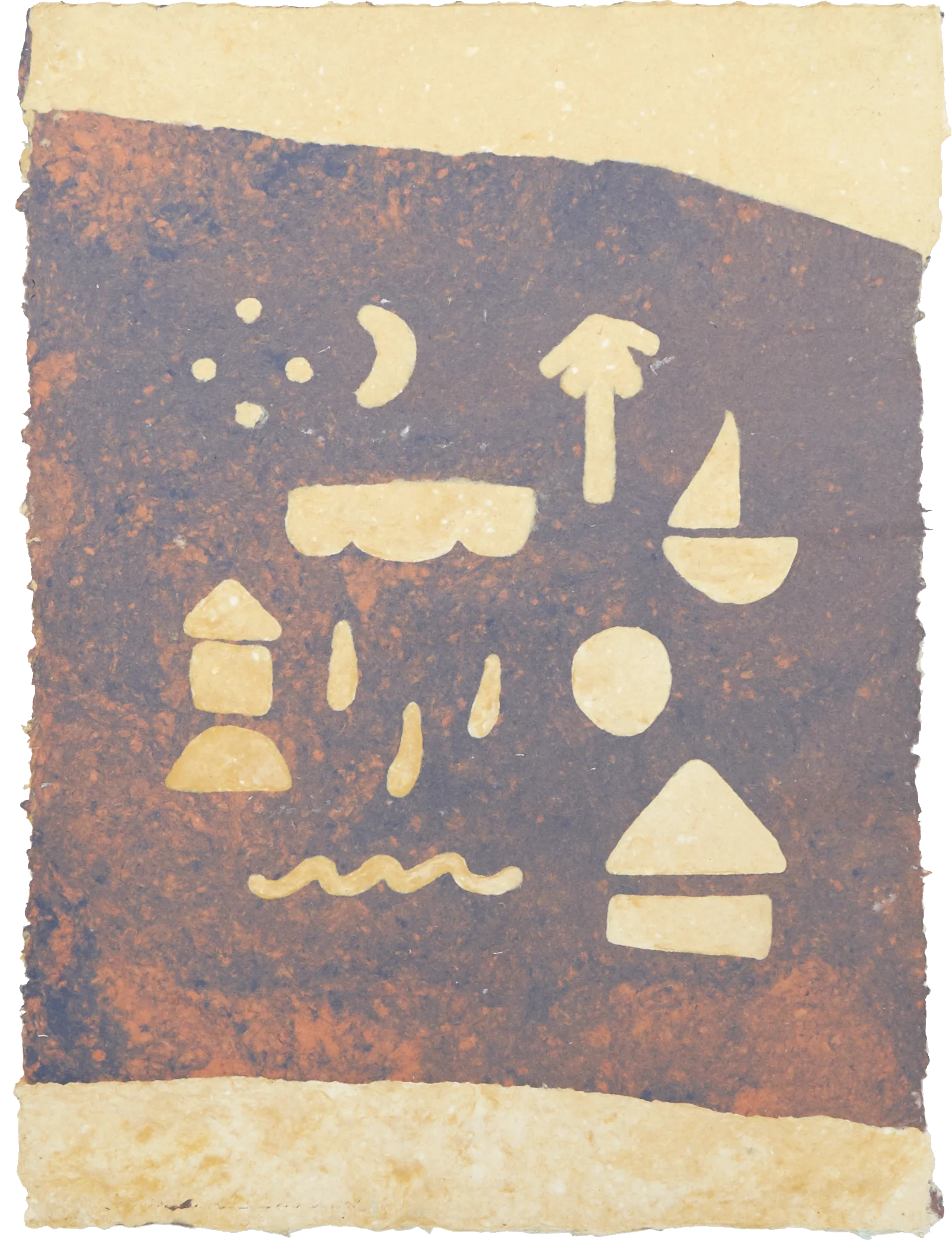 Oeuvre originale 'Village de mer B' - Image 2