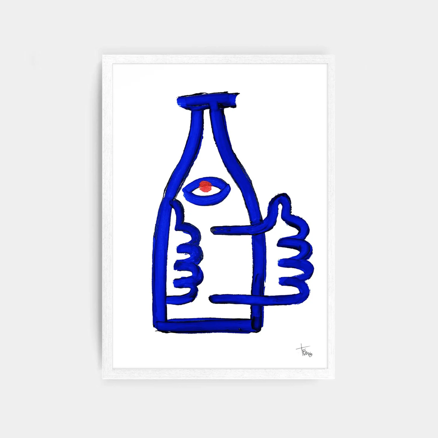 Oeuvre originale 'Vino Vivo N°4'