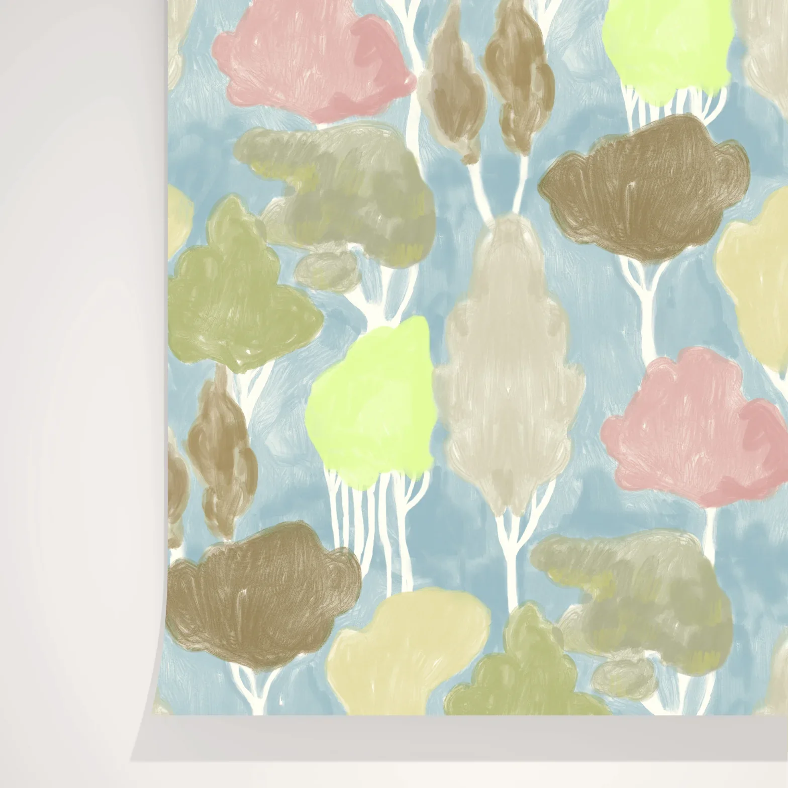 Papier peint Au bois