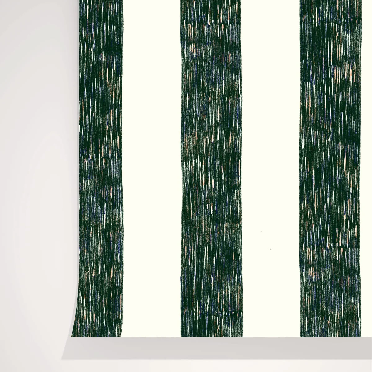 Papier peint Lignes Émeraude - Image 2