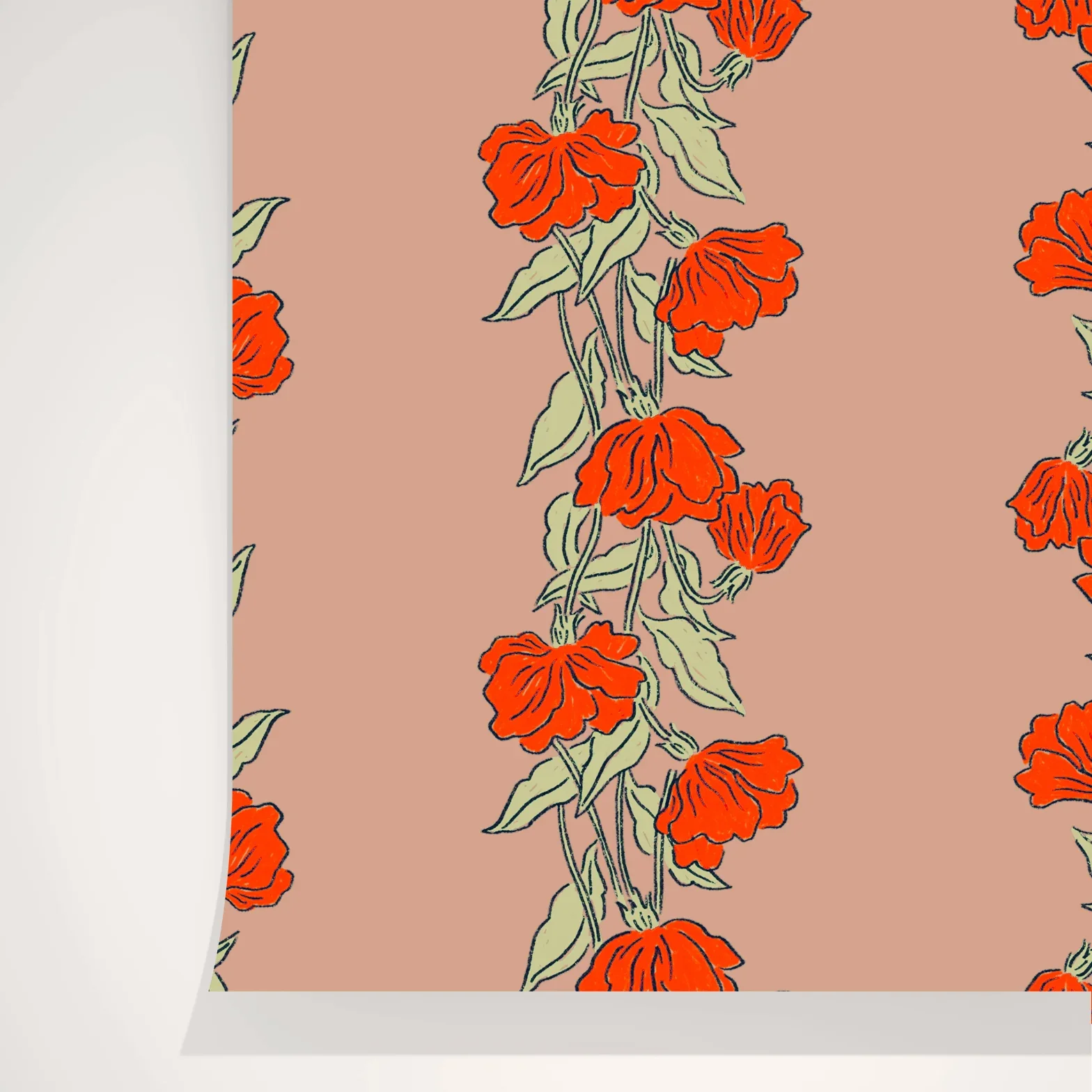 Papier peint Poppy terre