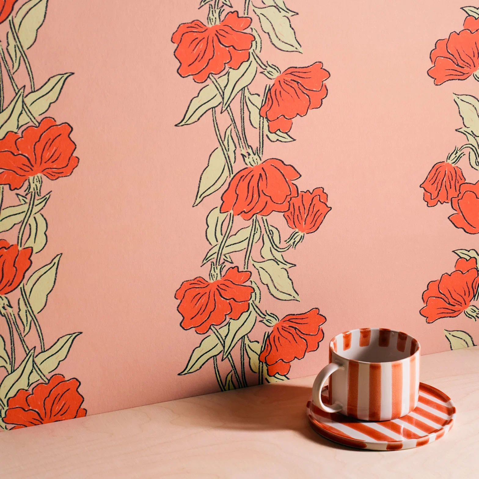 Papier peint Poppy terre - Image 3