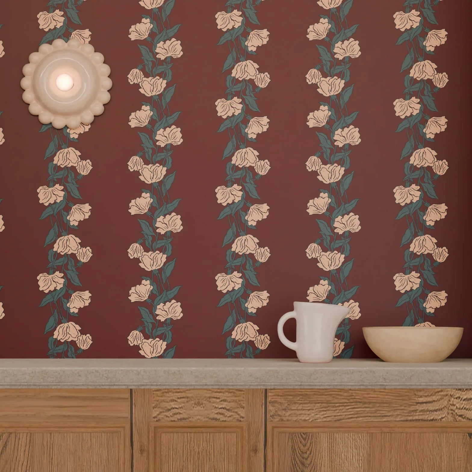 Papier peint Poppy velours - Image 2