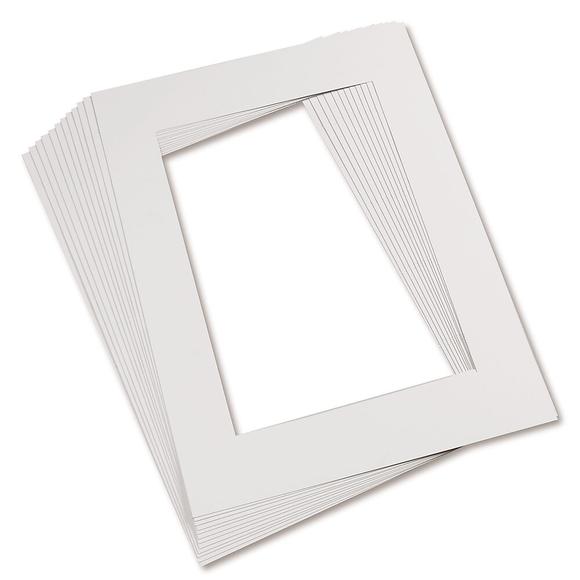 Passe-partout cadre 8x10po [Ouverture de 5 x 7 po]
