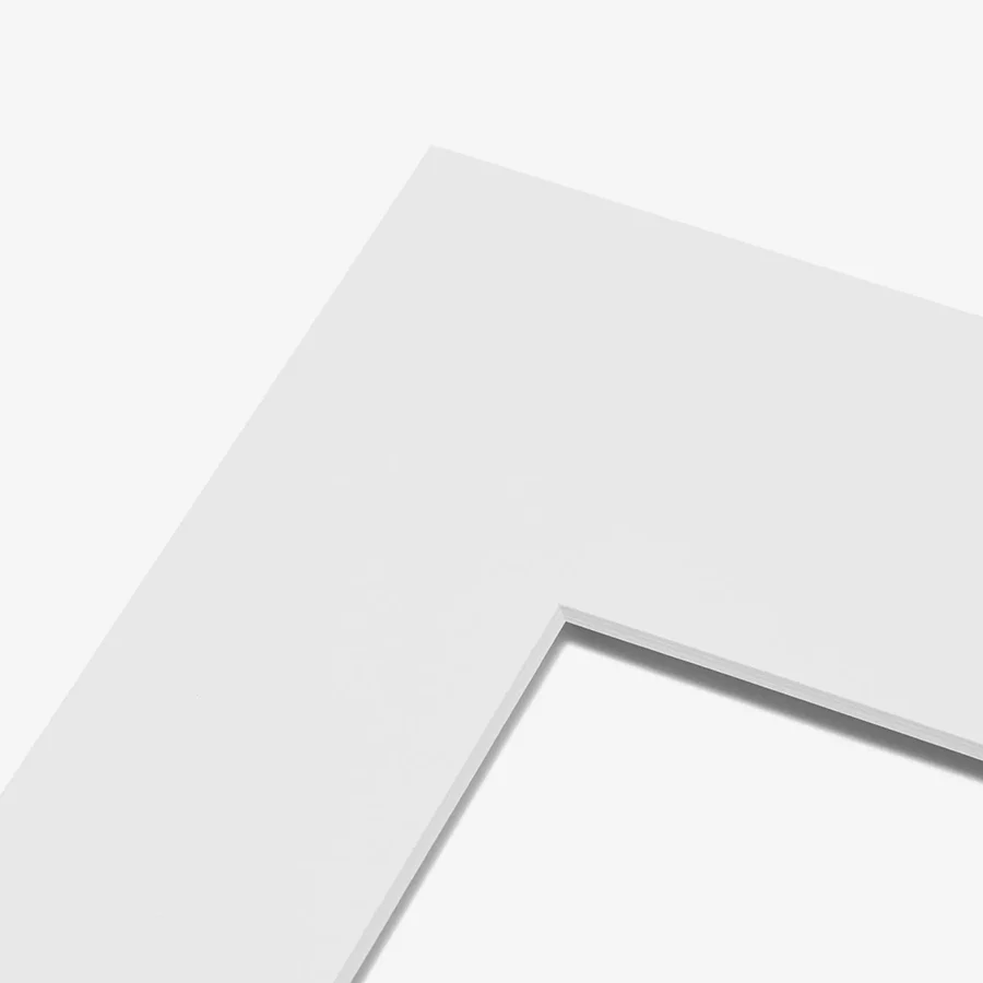 Passe-partout blanc cadre 50x70cm [Ouverture 30x40cm]