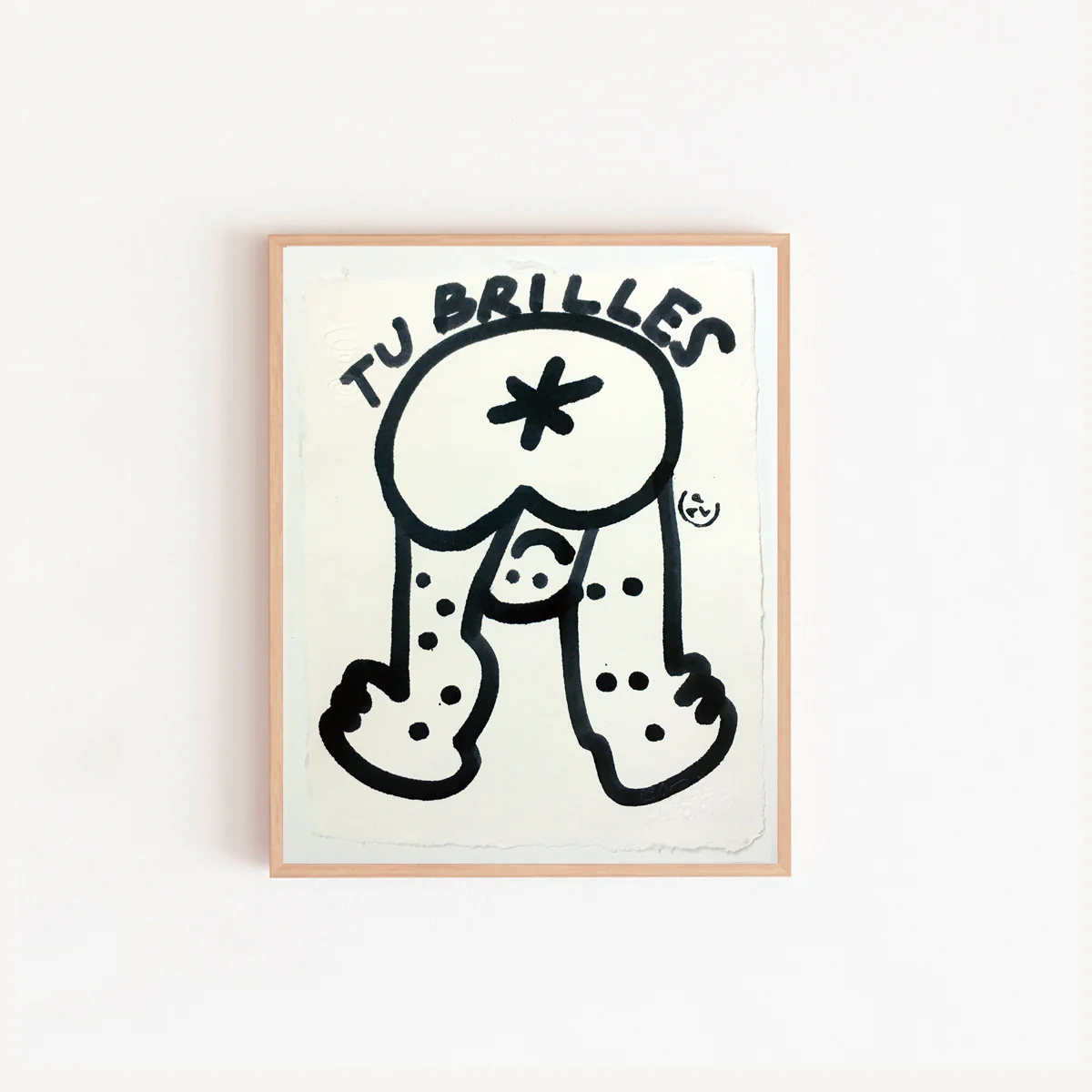 Petite affiche originale 'Tu brilles'