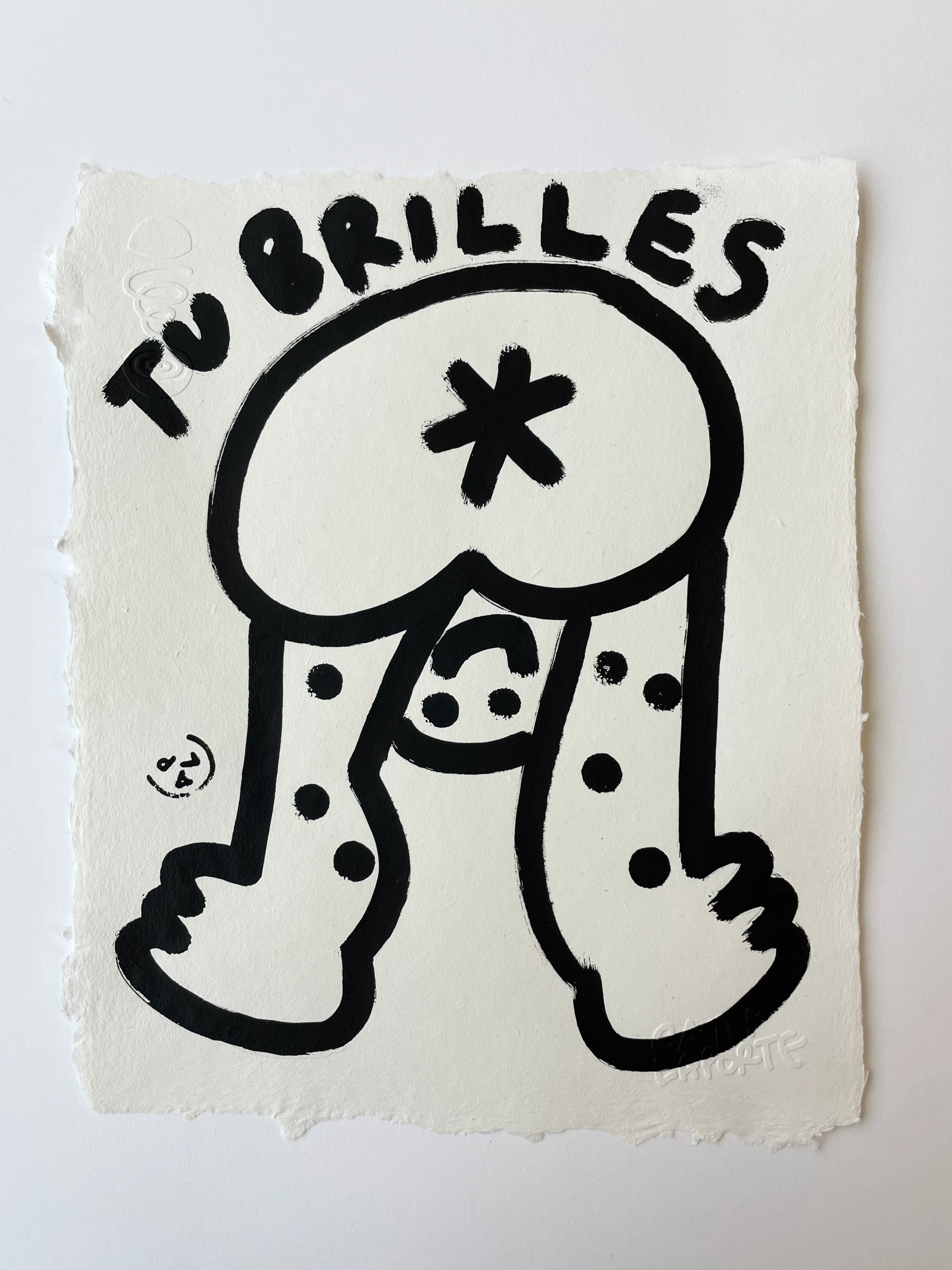 Petite affiche originale 'Tu brilles' - Image 2