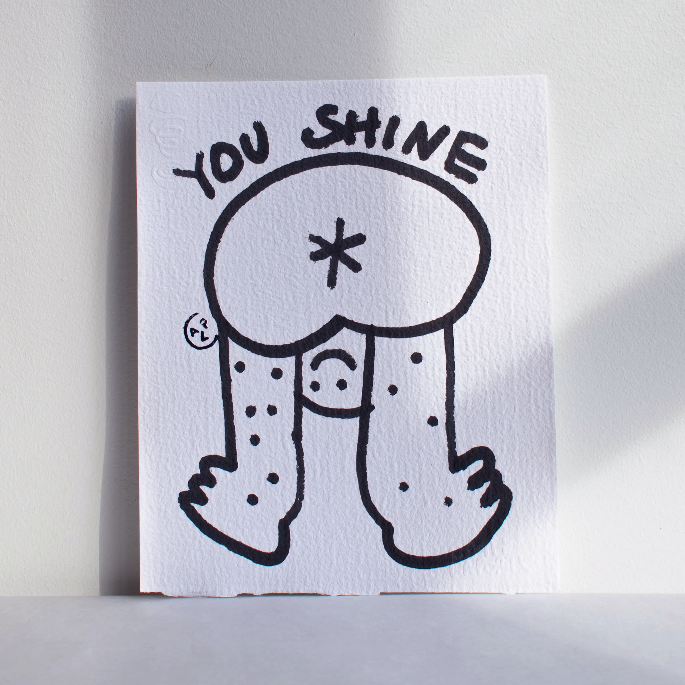 Petite oeuvre Buddy 'You Shine'