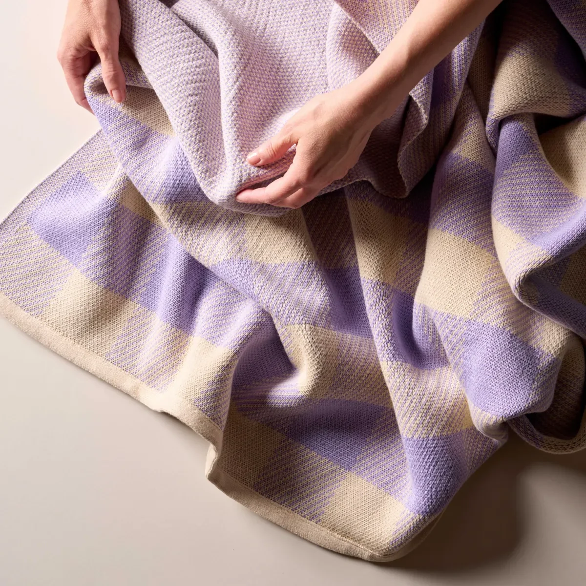 Plaid Vichy Parme - Image 3