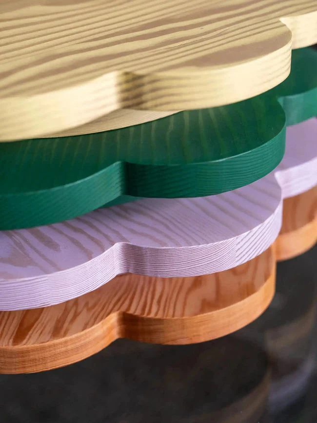 Plateau pivotant Rosa en bois [couleurs variées] - Image 13