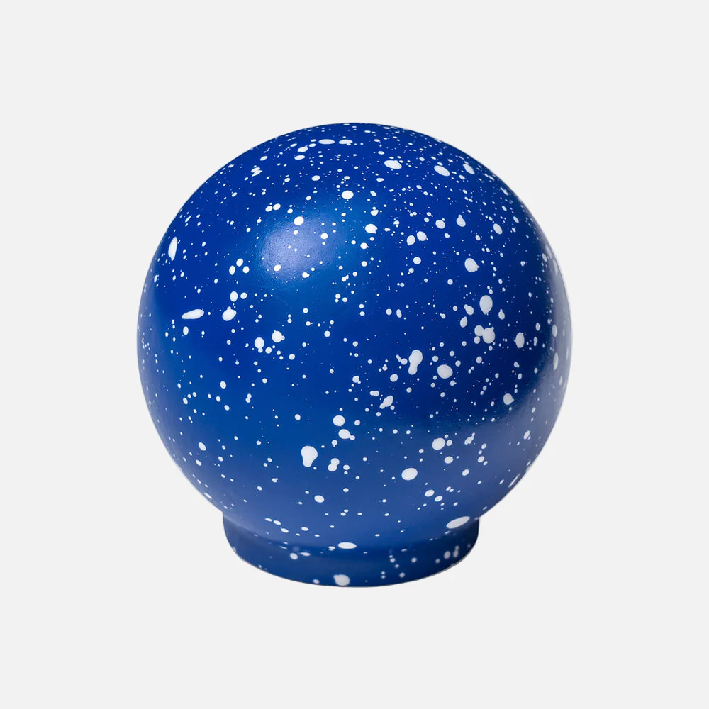 Poignée (ou crochet) splash blanc sur bleu
