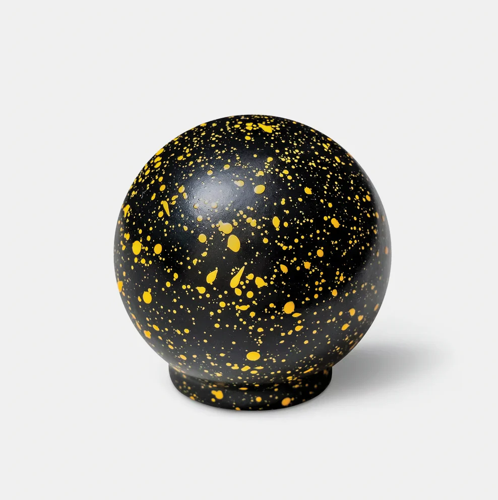 Poignée (ou crochet) splash jaune sur noir