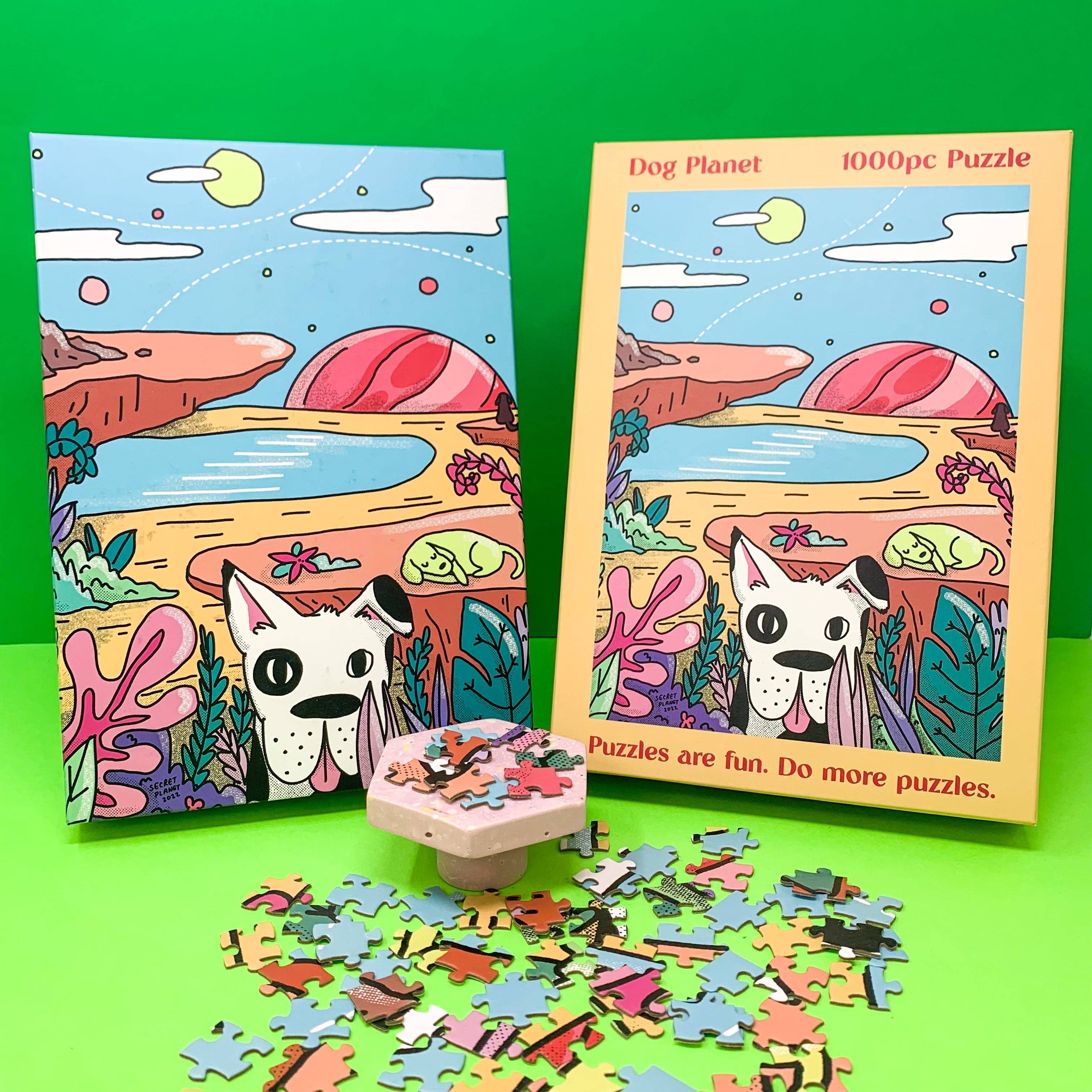 Puzzle Dog Planet - 1000 morceaux
