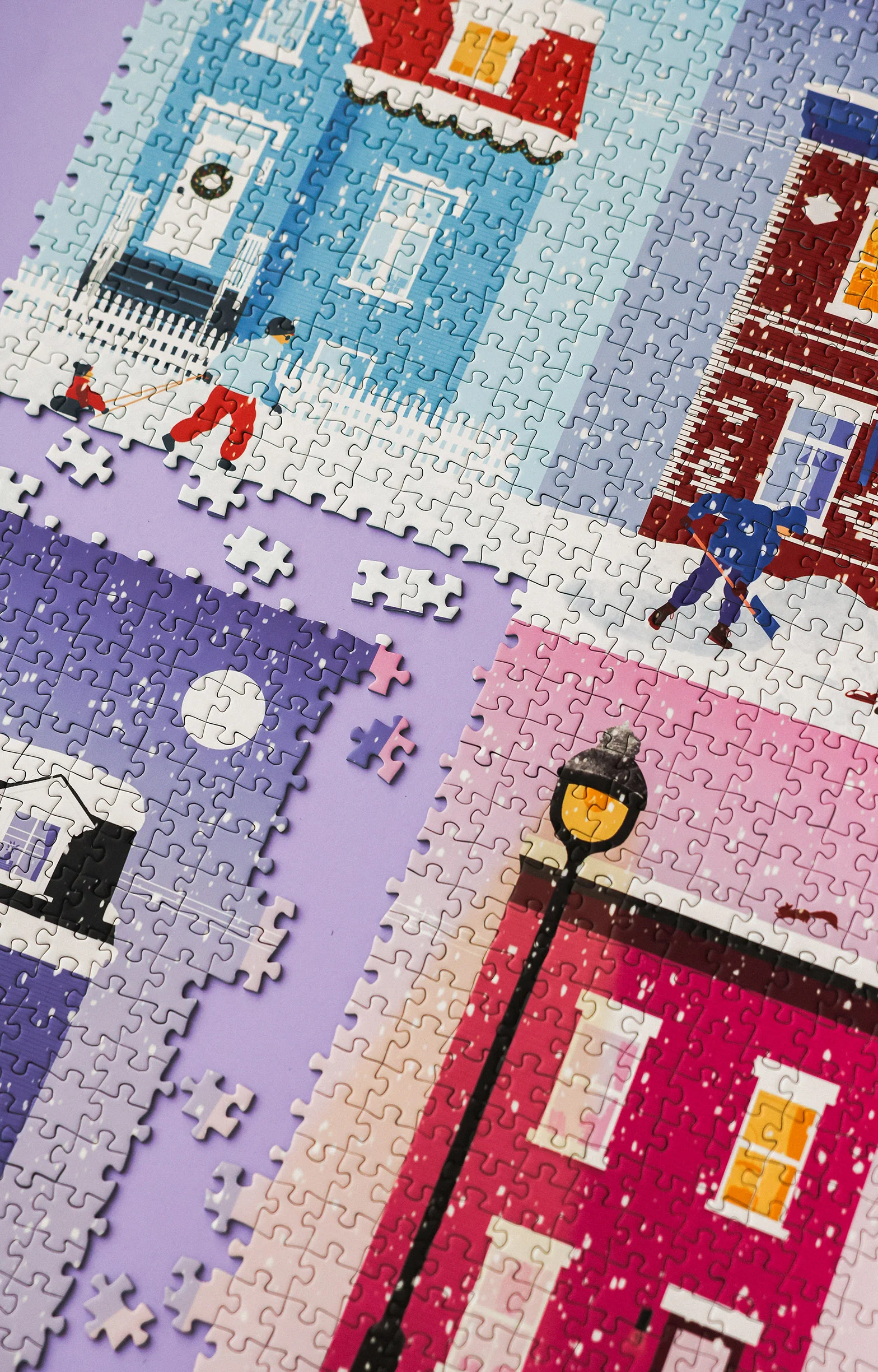 Puzzle Montréal sous la neige - 1000 morceaux - Image 3