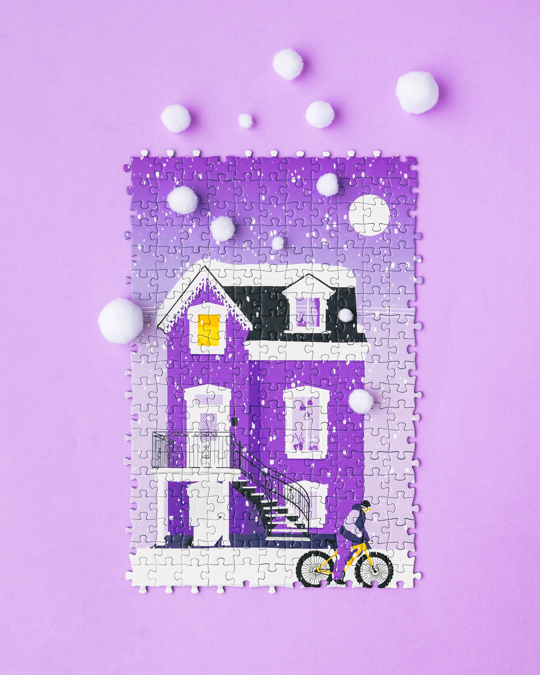 Puzzle Montréal sous la neige - 1000 morceaux - Image 4