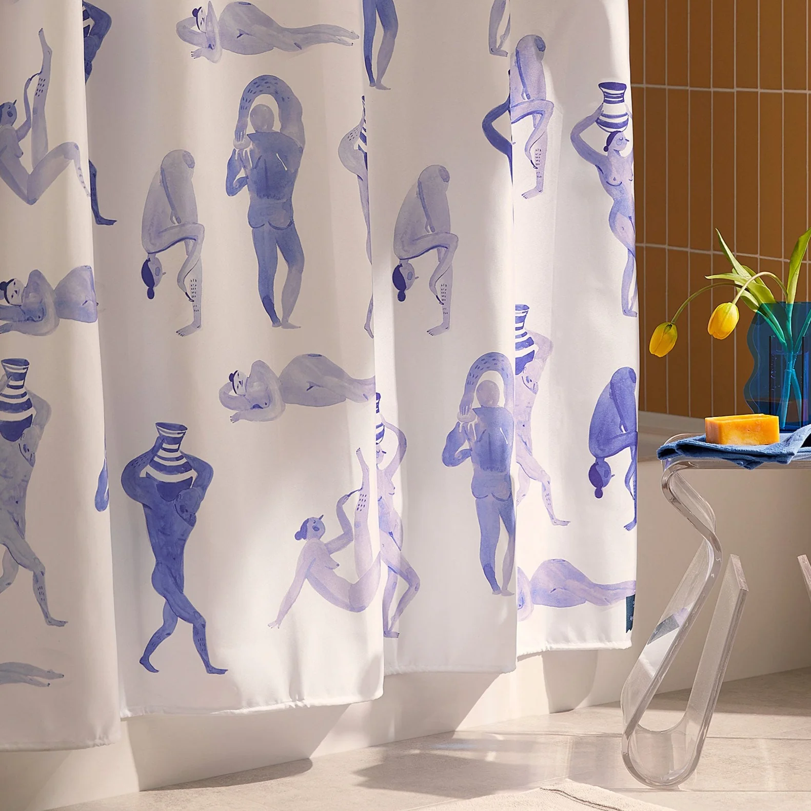 Rideau de douche Baigneurs