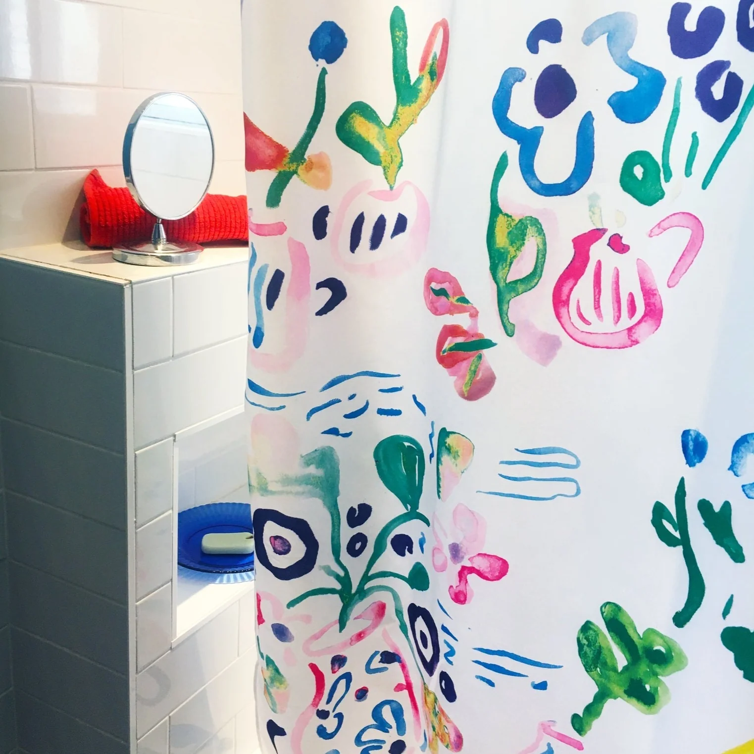 Rideau de douche Jardin imaginaire - Image 2