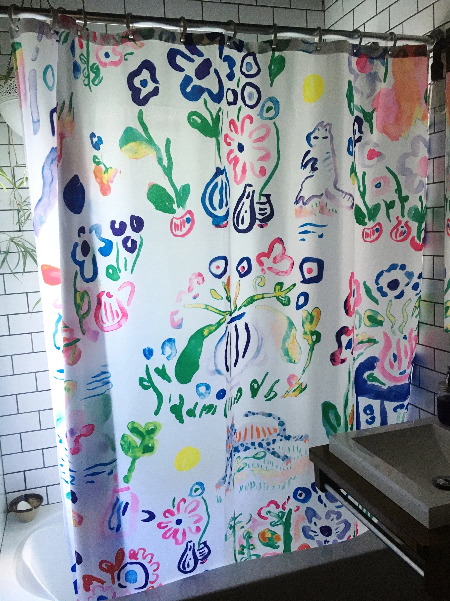 Rideau de douche Jardin imaginaire - Image 3