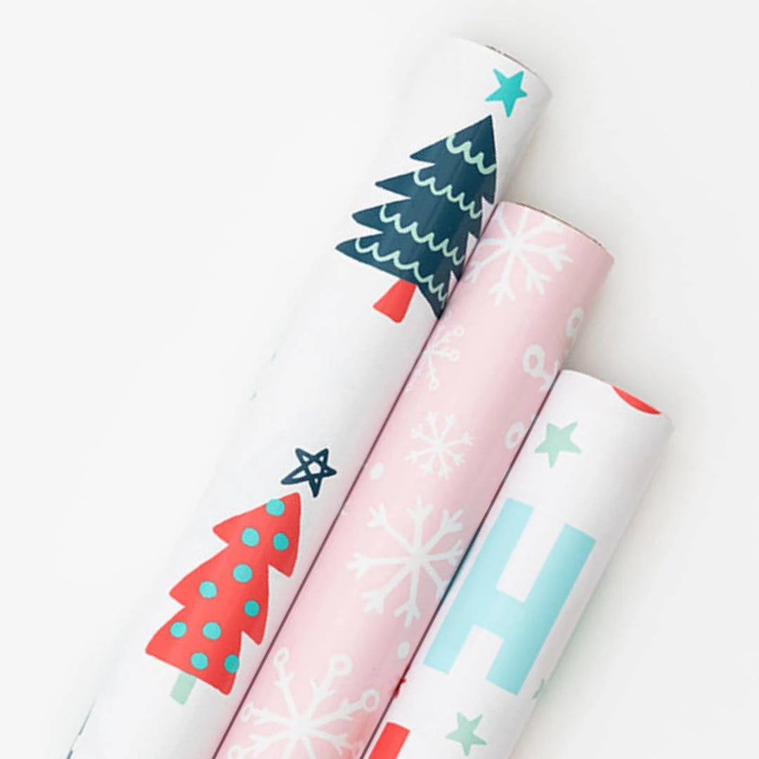 Rouleaux de papier d'emballage Ho Ho Ho 10pi
