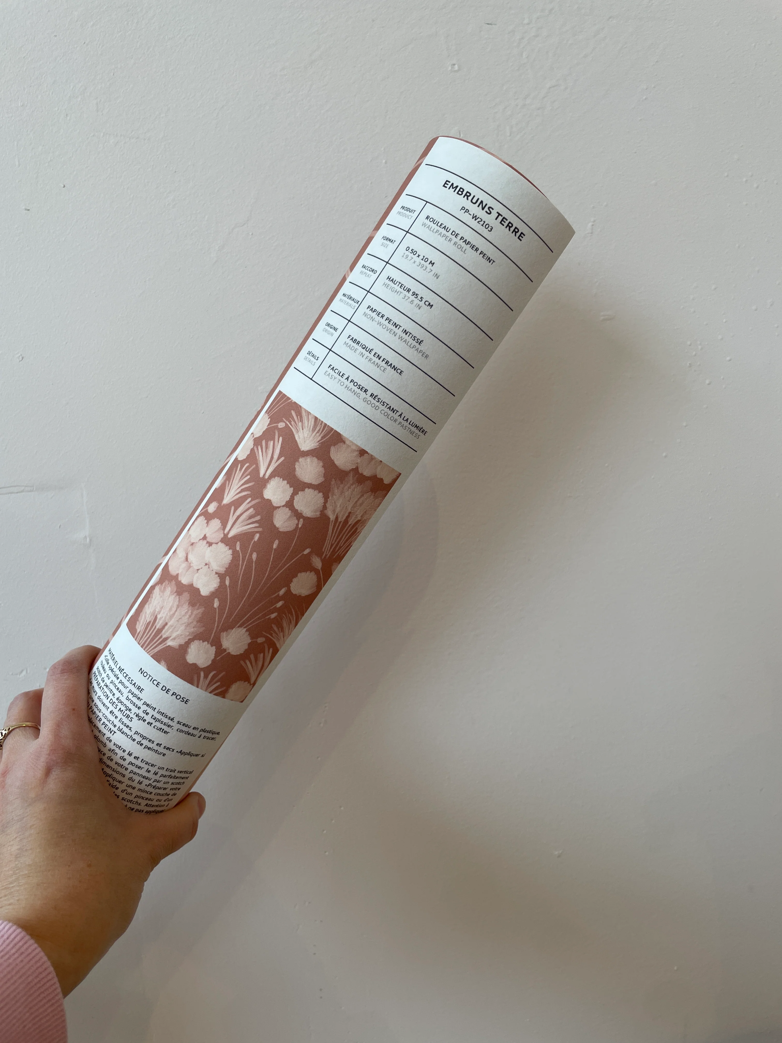Rouleau de papier peint Embruns Terre [tel quel] - Image 3
